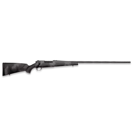 Weatherby  Mark V Live Wild 25 Creedmoor 4+1 22" Carbon Gray Cerakote Fluted Threaded Barrel, Carbon Gray Cerakote Drilled & Tapped Steel Receiver Fixed Black w/Gray Accents Polymer Stock, Right Hand