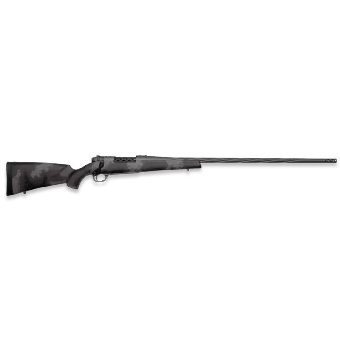 Weatherby  Mark V Live Wild 25 Creedmoor 4+1 22" Carbon Gray Cerakote Fluted Threaded Barrel, Carbon Gray Cerakote Drilled & Tapped Steel Receiver Fixed Black w/Gray Accents Polymer Stock, Right Hand
