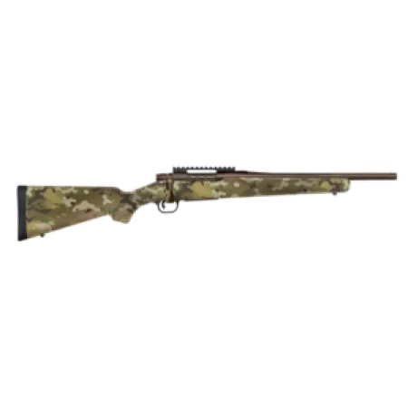 Mossberg 28277 Patriot  Compact 308 Win 5+1 16.25" Patriot Brown Cerakote Threaded Bull Barrel, Patriot Brown Cerakote Steel Receiver w/Picatinny Rail, MultiCam Fixed Synthetic Stock