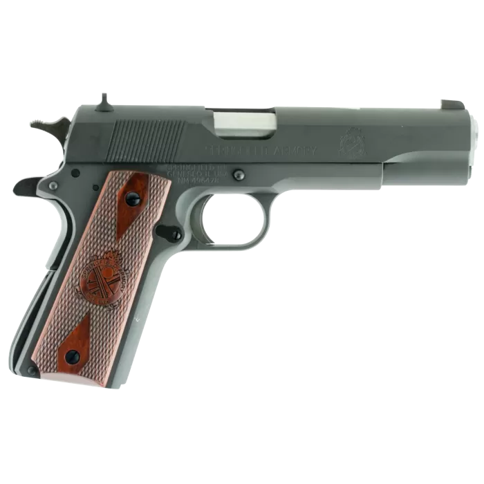 Springfield 1911 45 ACP, 5", Cocobolo Grip, Black Parkerized, 7rd Springfield 1911 45 ACP, 5", Cocobolo Grip, Black Parkerized, 7rd