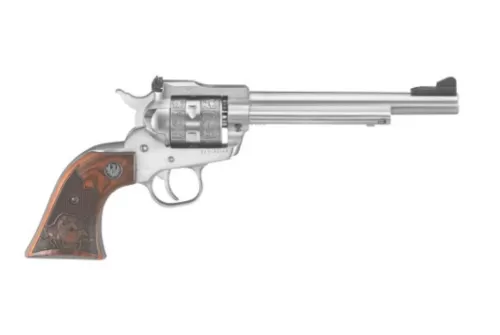 Ruger Single-Six .22LR Revolver, 6.5" Barrel, Adjustable Sights, Silver - 676