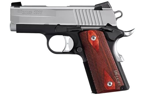 SIG SAUER 1911 Two-Tone Ultra Compact 3.3in 9mm 8rd Pistol (1911UT-9-TSS)