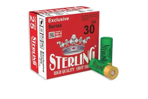 Sterling Exclusive Series 12 GA, 2-3/4in. 1-1/16oz. #8 Shot - 25 rounds