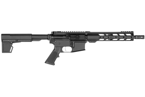 Hi-Point HP15P556 HP 15P 5.56 NATO 30+1 10.50" Black Threaded Barrel, Black Aluminum Receiver w/Picatinny Rail, M-LOK Handguard, Blade Black Polymer Brace, Black Polymer Grip