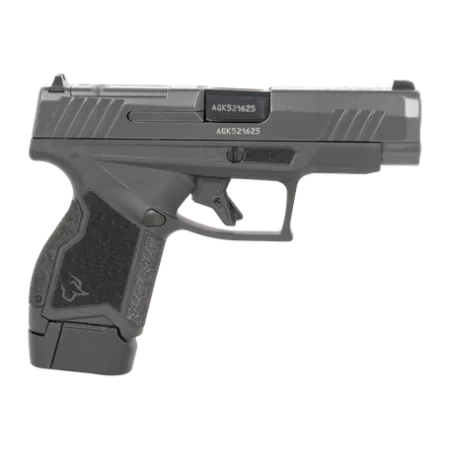 Taurus 1-GX4XLP94GR GX4XL T.O.R.O. 9mm Luger 13+1 3.71" Black DLC Barrel, Graphene Cerakote Alloy Steel Optic Ready/Serrated Slide, Matte Black Stainless Steel Frame, Interchangeable Backstrap Grip