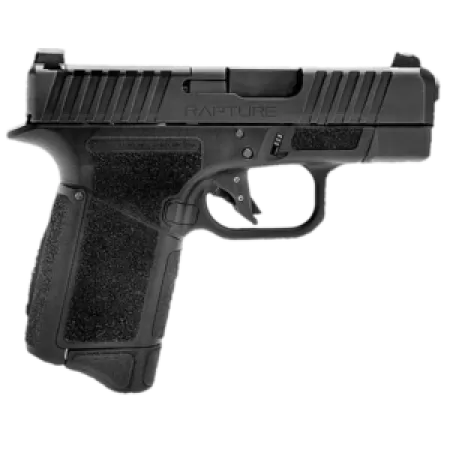 Gforce Arms GF932512BB Rapture  Sub-Compact Frame 9mm Luger 12+1 3.25" Black Steel Barrel, Black Steel Optic Cut/Serrated Slide, Black Cerakote Polymer Frame, Shield RMSc/RMR Footprint