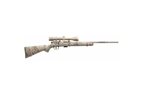 Savage Arms 96765 93R17 XP 17 HMR 5+1 Cap 22" Overall Mossy Oak Brush Rec Right Hand (Full Size) Includes Bushnell 3-9x40mm Scope