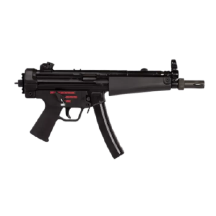 Century Arms HG6034NN AP5 Navy 9mm Luger 30+1 8.50" Manganese Phosphate Threaded Barrel, Black Lacquer Over Manganese Phosphate Steel Stamped Receiver, Picatinny Rear Cap, Black Navy Style Grip