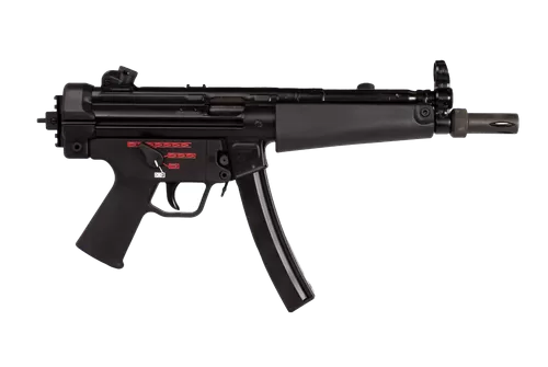Century Arms HG6034NN AP5 Navy 9mm Luger 30+1 8.50" Manganese Phosphate Threaded Barrel, Black Lacquer Over Manganese Phosphate Steel Stamped Receiver, Picatinny Rear Cap, Black Navy Style Grip