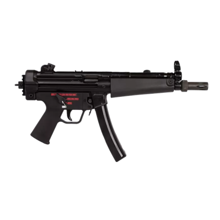 Century Arms HG6034NN AP5 Navy 9mm Luger 30+1 8.50" Manganese Phosphate Threaded Barrel, Black Lacquer Over Manganese Phosphate Steel Stamped Receiver, Picatinny Rear Cap, Black Navy Style Grip
