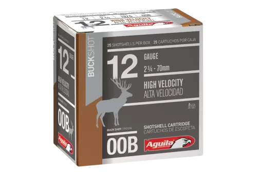 Aguila High Velocity Field 12 GA 00 Buck 25-Rounds 2.75"