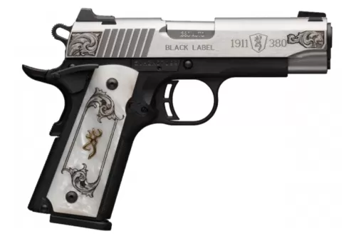 Browning 1911-380, Brn 051-967492 1911 380 Med Engcmp 3 5/8   Ss/prl