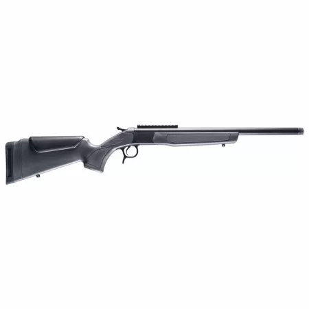 CVA CR4449 Scout  25 Creedmoor 1rd 16.50" Matte Blued Threaded Barrel & Receiver w/DuraSight Rail, Stealth Gray Synthetic Stock