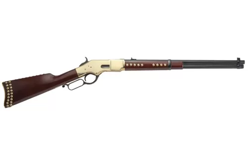 CIMARRON FIREARMS 1866 PAWNEE CARBINE .45LC 19" BLUED WALNUT W/NAILS CA228G19