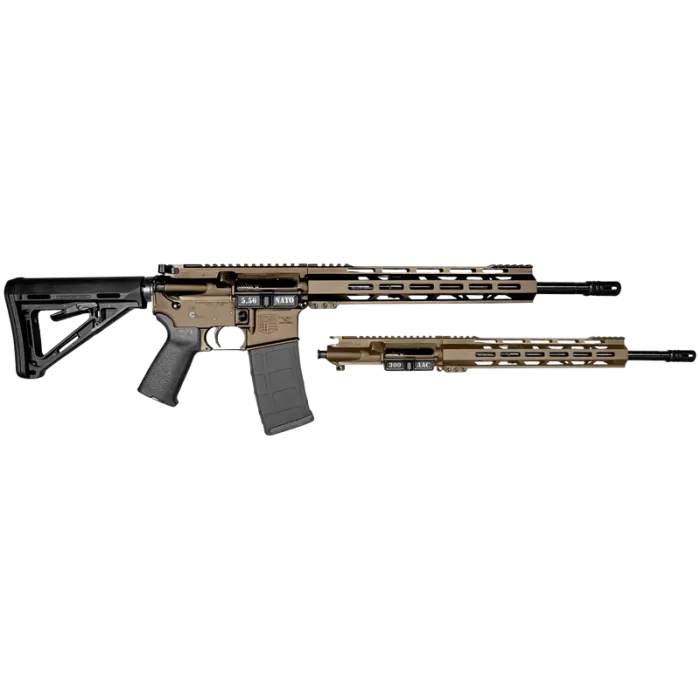 Diamondback Db1721k061 Db15 Combo 5.56X45mm Nato & 300 Blackout 16" 30+1, Fde Carbon Rec/12" M-Lok Handguard, Black Magpul Carbine Stock & Grip, Includes 2 Uppers Diamondback Db1721k061 Db15 Combo 5.56X45mm Nato & 300 Blackout 16" 30+1, Fde Carbon Rec/12" M-Lok Handguard, Black Magpul Carbine Stock & Grip, Includes 2 Uppers