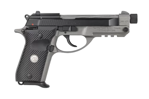 GIRSAN MC 14TX 380 ACP 4.9in 13rd Tungsten/Black Tip-Up Barrel DA/SA Pistol (390890)