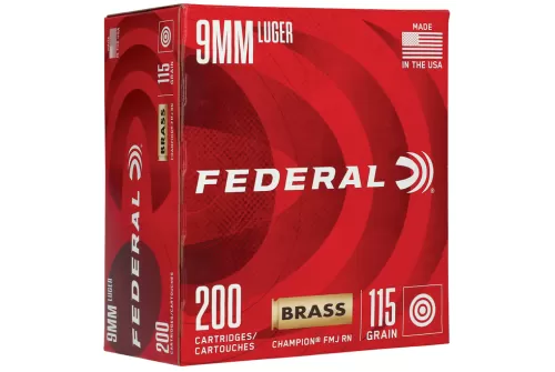 Federal Championion, 9mm 115 gr 200/1