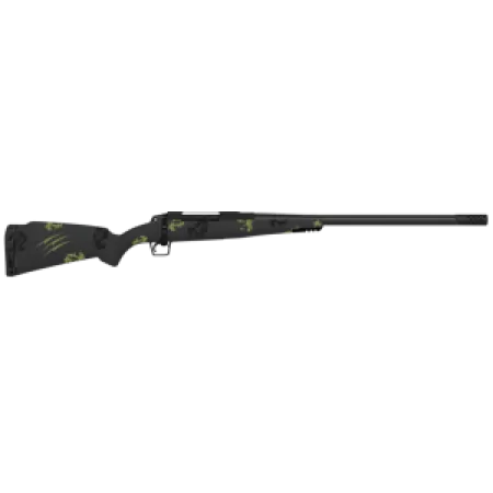 Fierce Firearms Trog308win22bf CT Rogue  308 Win 4+1 22" Carbon Fiber Barrel, Black Cerakote Titanium Rec, Forest Camo Rogue Stock