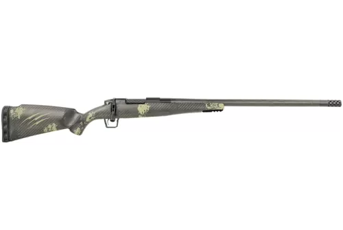 Fierce Firearms Rog300win24bf Carbon Rogue  300 Win Mag 3+1 24" Carbon Fiber Barrel, Black Cerakote Steel Rec, Forest Camo Rogue Stock