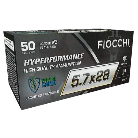 5.7x28mm - 35 Grain Jacketed Frangible - Fiocchi - 500 Rounds