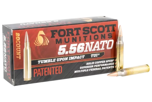 Fort Scott Munitions Tui, Fsm 556-062-scv      556nato 62gr Scs Tui    20/25