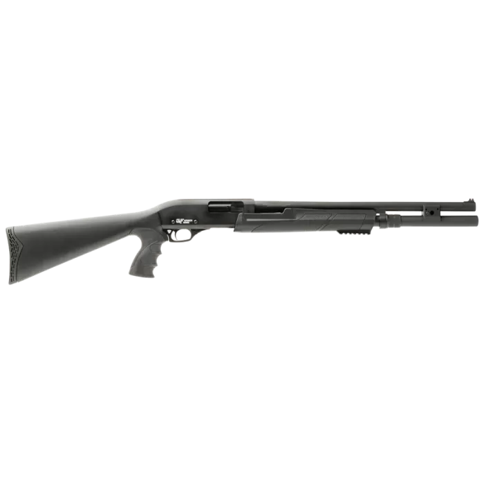 Radikal GF2P 12 Gauge 20" Pump Action/Semi-Auto Shotgun, Black - GF2P12L