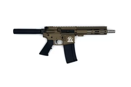 GLFA AR-15 Pistol Bronze .223 Wylde 7.5" Stainless Barrel 30-Rounds
