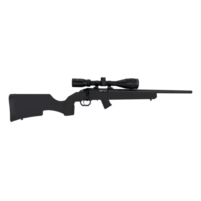Howa M1100 Rimfire .17 HMR 18" Barrel 10-Rounds with Nikkon Stirling Gamepro Scope Howa M1100 Rimfire .17 HMR 18" Barrel 10-Rounds with Nikkon Stirling Gamepro Scope