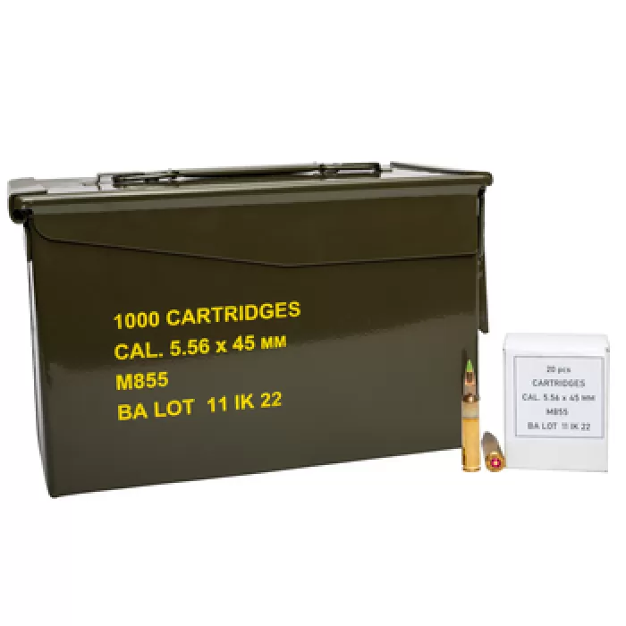 Igman, 5.56X45mm M855, 62 Grain, Full Metal Jacket, CASE1000 UPC: 3877002037047 Igman, 5.56X45mm M855, 62 Grain, Full Metal Jacket, CASE1000 UPC: 3877002037047