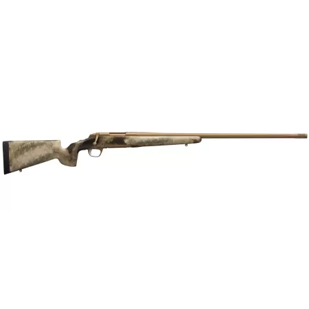 Browning X-Bolt Hells Canyon Long Range 300 PRC 3+1 26" A-TACS AU Camo Fixed McMillan Game Scout Stock Burnt Bronze Cerakote Right Hand