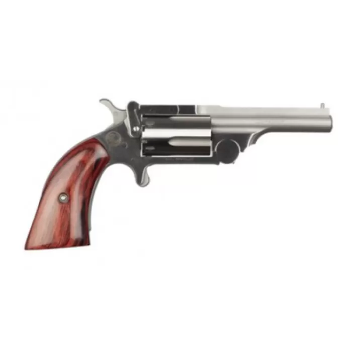 North American Arms 22MRC250 Ranger II 22 LR,22 Mag 5rd 2.50" Overall Stainless Steel with Rosewood Boot Grip North American Arms 22MRC250 Ranger II 22 LR,22 Mag 5rd 2.50" Overall Stainless Steel with Rosewood Boot Grip