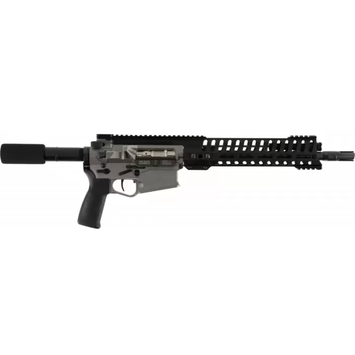 Patriot Ordnance Factory 01392 Revolution AR Pistol Semi-Automatic 308 Winchester/7.62 NATO 12.5" 20+1 Polymer Nickel Receiver/Black Barrel Patriot Ordnance Factory 01392 Revolution AR Pistol Semi-Automatic 308 Winchester/7.62 NATO 12.5" 20+1 Polymer Nickel Receiver/Black Barrel