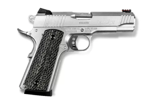 Remington R1-S, Enhanced Commander Stainless 1911 Commander 45 ACP 4.25" Barrel Stainless Steel 8 Rounds 2 Magazines