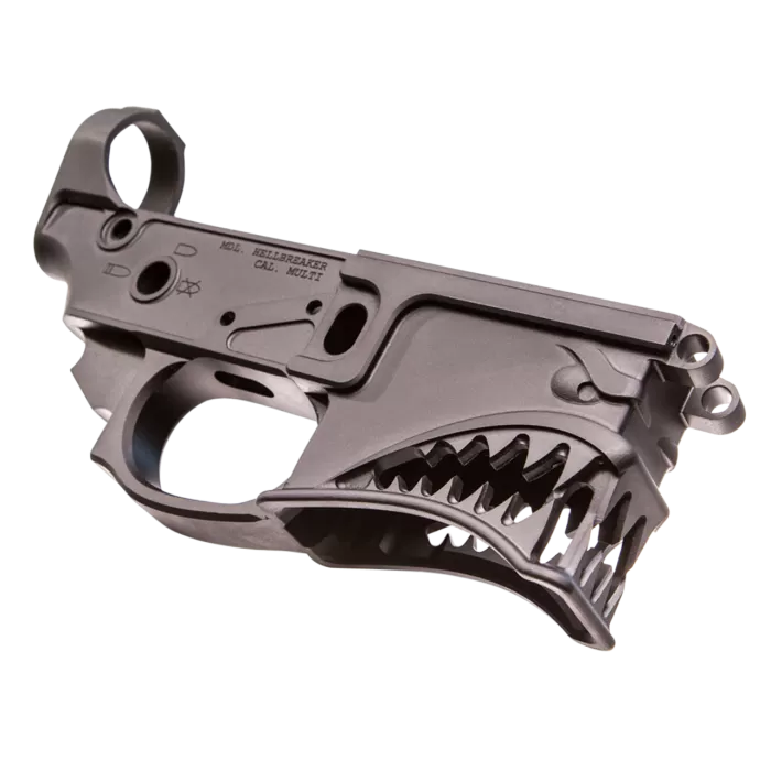 Sharps Bros Hellbreaker Stripped AR-15 Lower Receiver, Black, Multi Cal Sharps Bros Hellbreaker Stripped AR-15 Lower Receiver, Black, Multi Cal