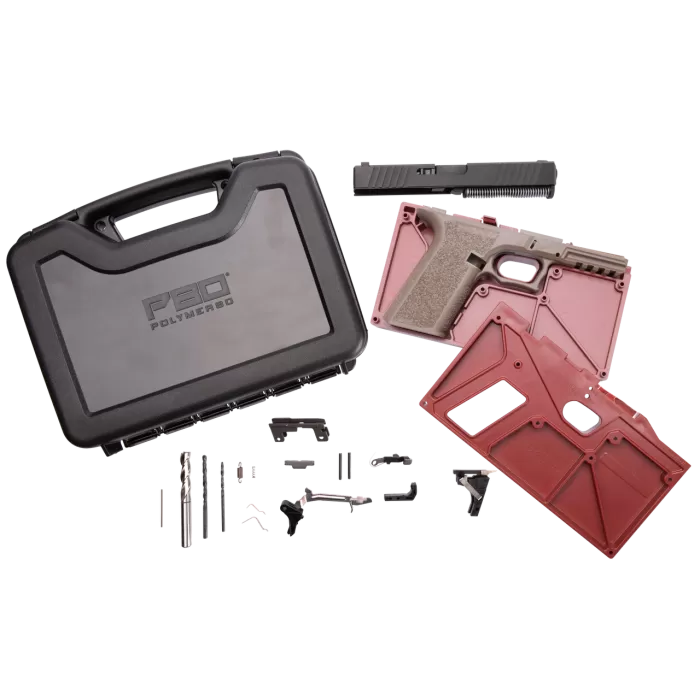 Polymer80 PFC9 FS AFT Kit 9mm FDE Polymer Frame, 17rd Mag & Carry Case Polymer80 PFC9 FS AFT Kit 9mm FDE Polymer Frame, 17rd Mag & Carry Case