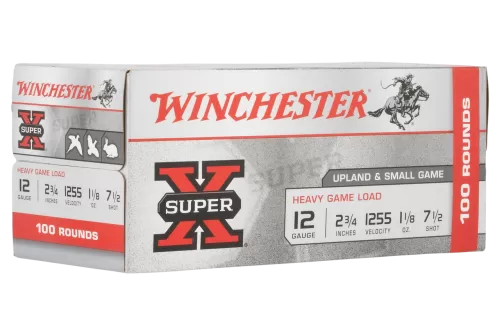 Winchester Super X Heavy Game Load 12 GA #7.5-Shot 100-Rounds 2.75"