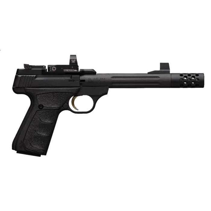 Browning Buck Mark Competition Suppressor Ready Vortex Venom Red Dot 22 Long Rifle 5.9in Black Pistol - 10+1 Rounds Browning Buck Mark Competition Suppressor Ready Vortex Venom Red Dot 22 Long Rifle 5.9in Black Pistol - 10+1 Rounds