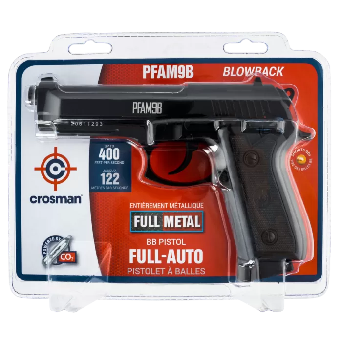Crosman 177 8.50" 20+1 Black Full Auto