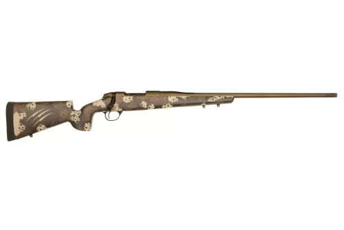 Fierce Firearms Fury LR 6.5 Creedmoor 24" 3+1 Bronze Cerakote Urban Tan/Black Fixed Stock Vertical Grip