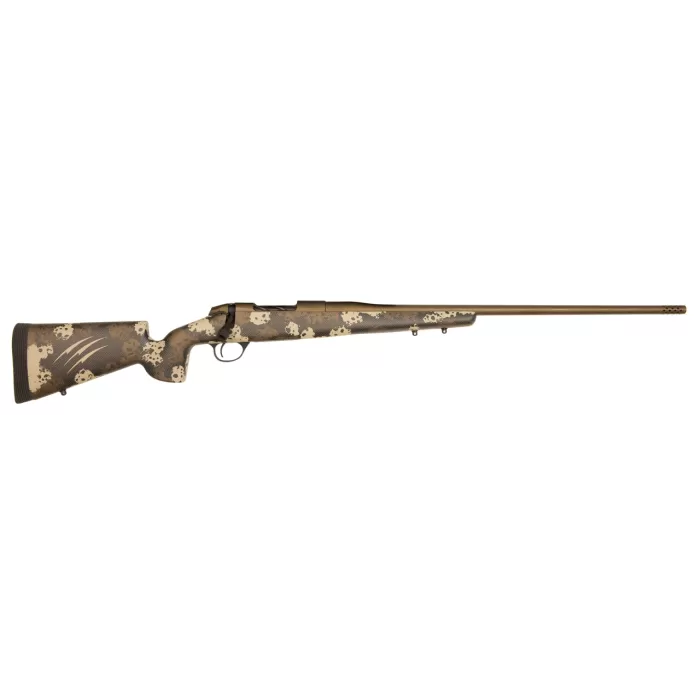 Fierce Firearms Fury LR 6.5 Creedmoor 24" 3+1 Bronze Cerakote Urban Tan/Black Fixed Stock Vertical Grip