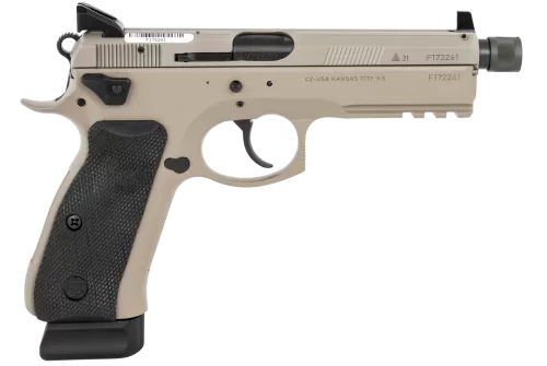 CZ SP-01 9mm Tactical, Urban Grey, Suppressor Ready, 18rd