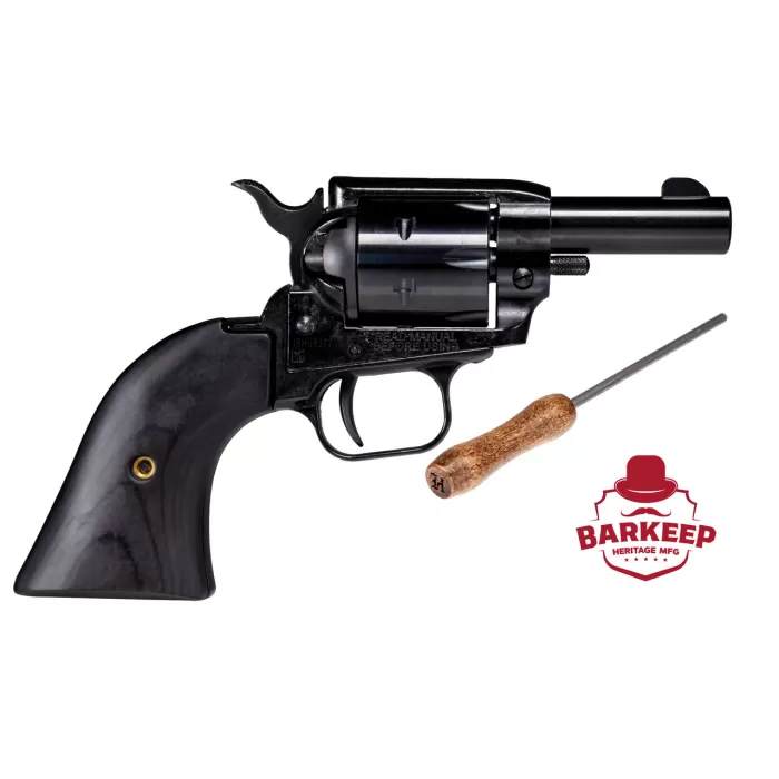 Heritage Barkeep .22 LR, 2.68" Barrel, Laminate Grip, Black, 6rd Heritage Barkeep .22 LR, 2.68" Barrel, Laminate Grip, Black, 6rd