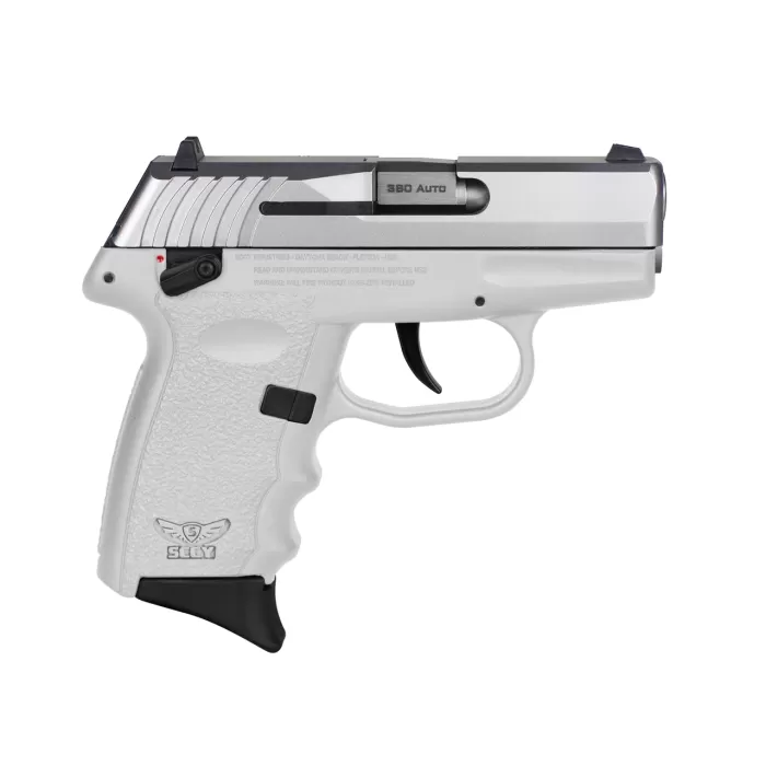 Sccy Industries Cpx-4Ttwt Cpx-4 380 Acp 10+1 2.96" White Polymer Serrated SS Slide Finger Grooved White Polymer Grip Sccy Industries Cpx-4Ttwt Cpx-4 380 Acp 10+1 2.96" White Polymer Serrated SS Slide Finger Grooved White Polymer Grip