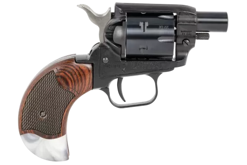 Heritage Mfg Bk22b1bhrwp Barkeep  22 LR 6 Shot 1.68" Black Barrel, Cylinder & Frame, Rosewood Pearl Birdshead Grips BK22B1BH-RWP