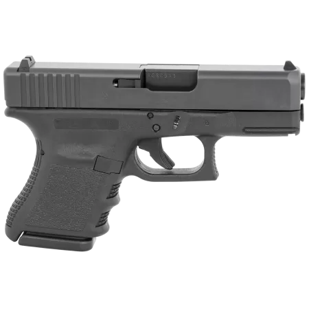 Glock G29 Short Frame 10mm, 3.78" Barrel, US Made, Black, Finger Grooved, Serrated Slide, Fixed Sights, 10rd