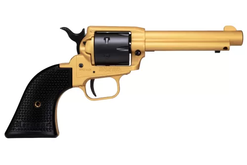 Heritage Manufacturing Rough Rider .22 LR 4.75" 6Rd Gold Rimfire Revolver