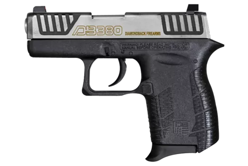 Diamondback G4 380 ACP, 2" Barrel, Stainless Steel Slide, 6rd