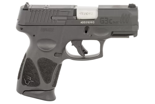 Taurus G3C 9mm, 3.20" Stainless Steel Barrel, Black, Optic Cut Slide, Picatinny Rail, 10rd