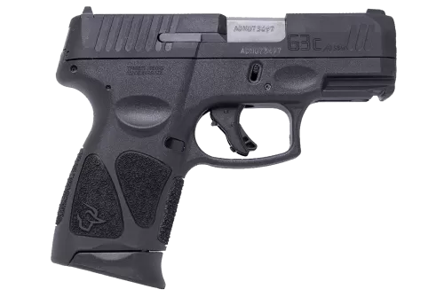 Taurus 1G3c4031 G3c  40 S&W 10+1 3.26" Matte Stainless Barrel, Matte Black Tenifer Serrated Steel Slide, Black Polymer Frame W/Picatinny Rail, Black Polymer Grips 1-G3C4031