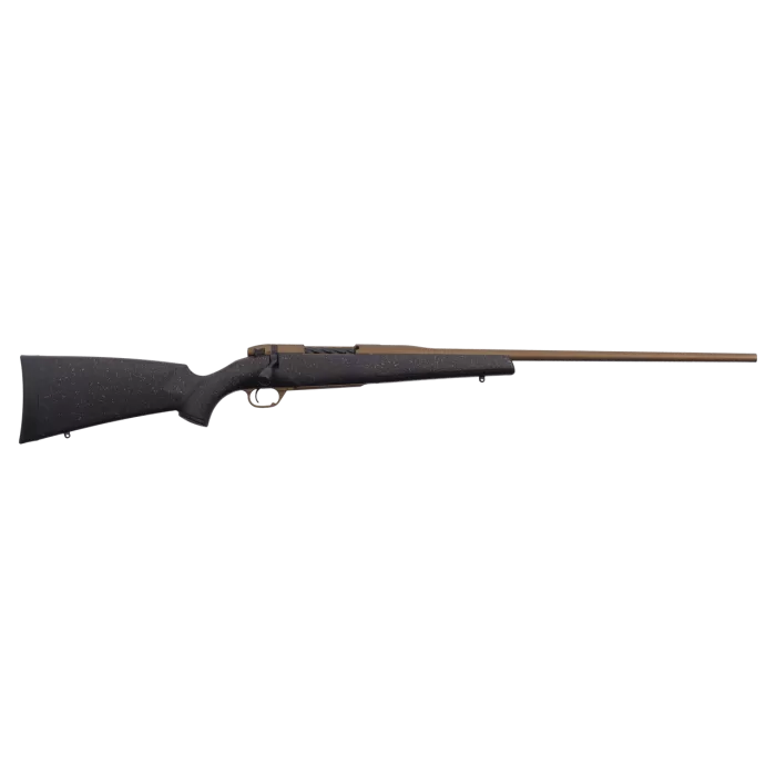 Weatherby Mark V Hunter .243 Win, 22" Barrel, Burnt Bronze, Black Speckled Gray Stock, 4rd